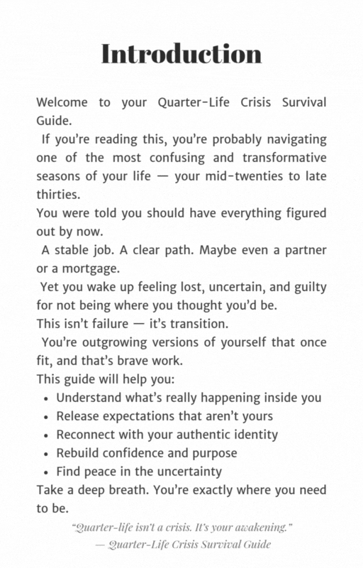 Quarter-Life Crisis Survival Guide